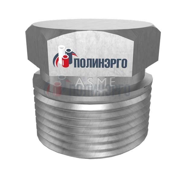 Каталог Пробка круглая шестигранная 1 1/2 ( DN 40мм) NPT-М ASME B16.11 (углеродистые и легированные стали)